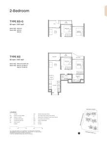 Pinery Residences 2 Bedroom Type B3