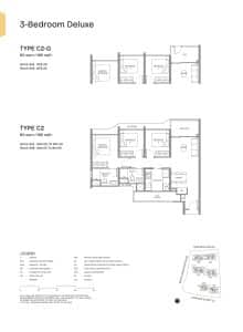 Pinery Residences 3 Bedroom Deluxe Type C2