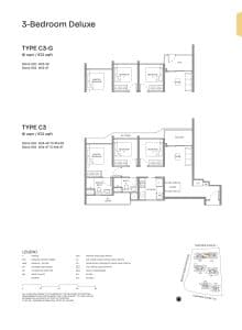 Pinery Residences 3 Bedroom Deluxe Type C3